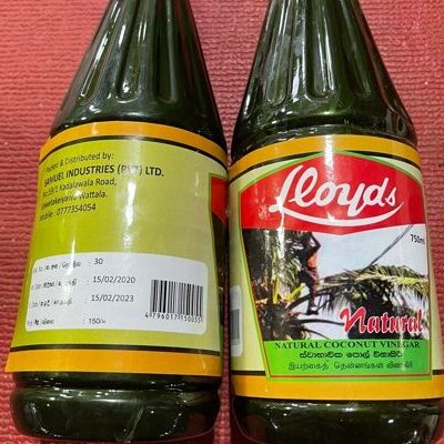 Natural Coconut Vinegar 750ml ව්නාකිරි வினாகிரி