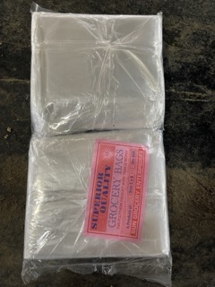 Poly Curry Bags-GROCERY (8•5 ) 500 Bags in a Pack